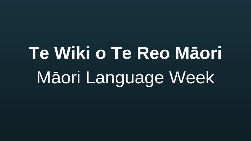 Which words should I learn in te reo Māori?