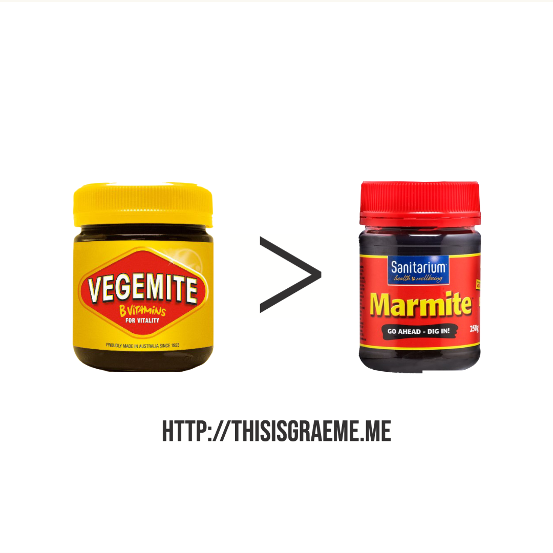 Only Vegemite Makes You Mighty…! 1 Original or Fight me