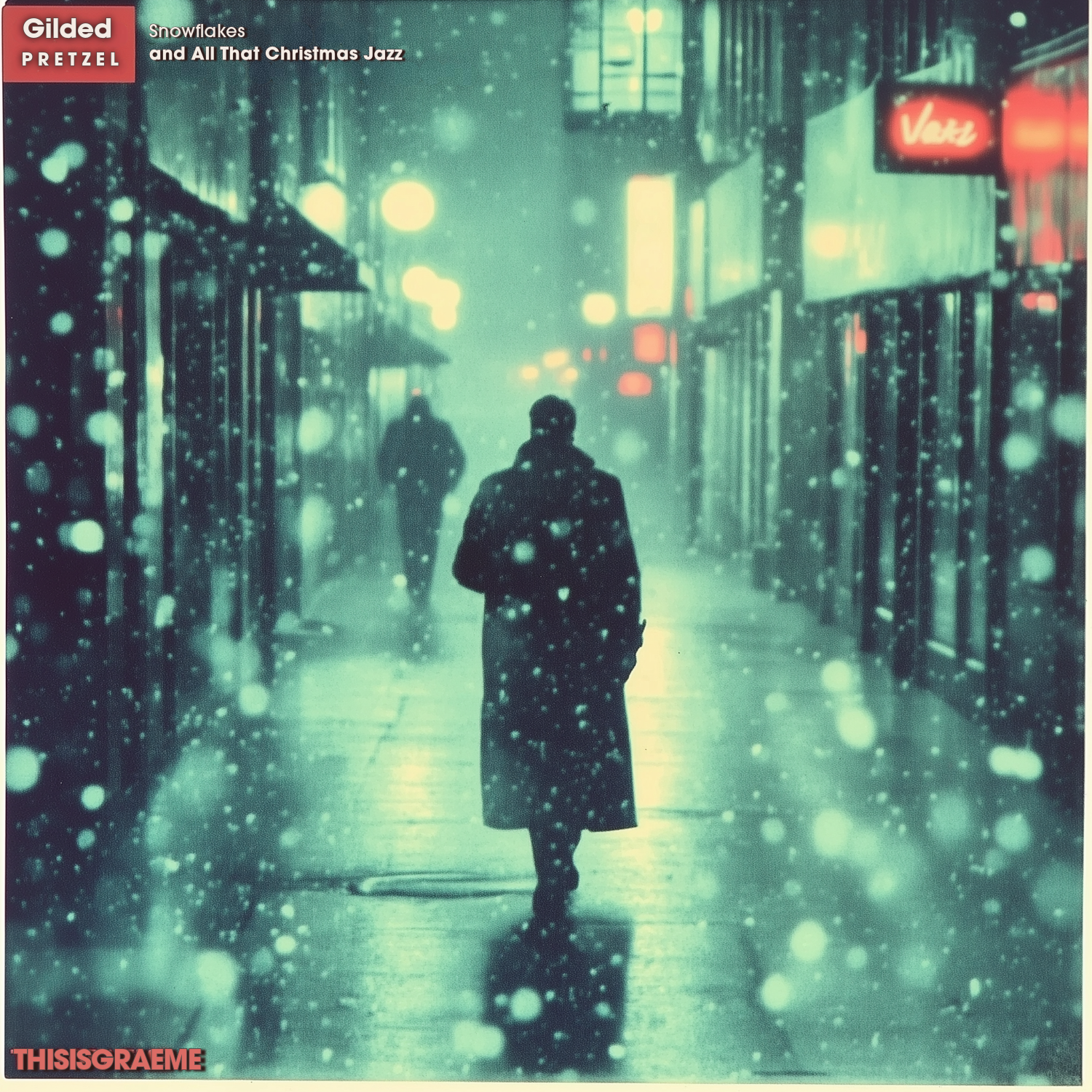 Album cover for Snowflakes and All That Christmas Jazz by Gilded Pretzel