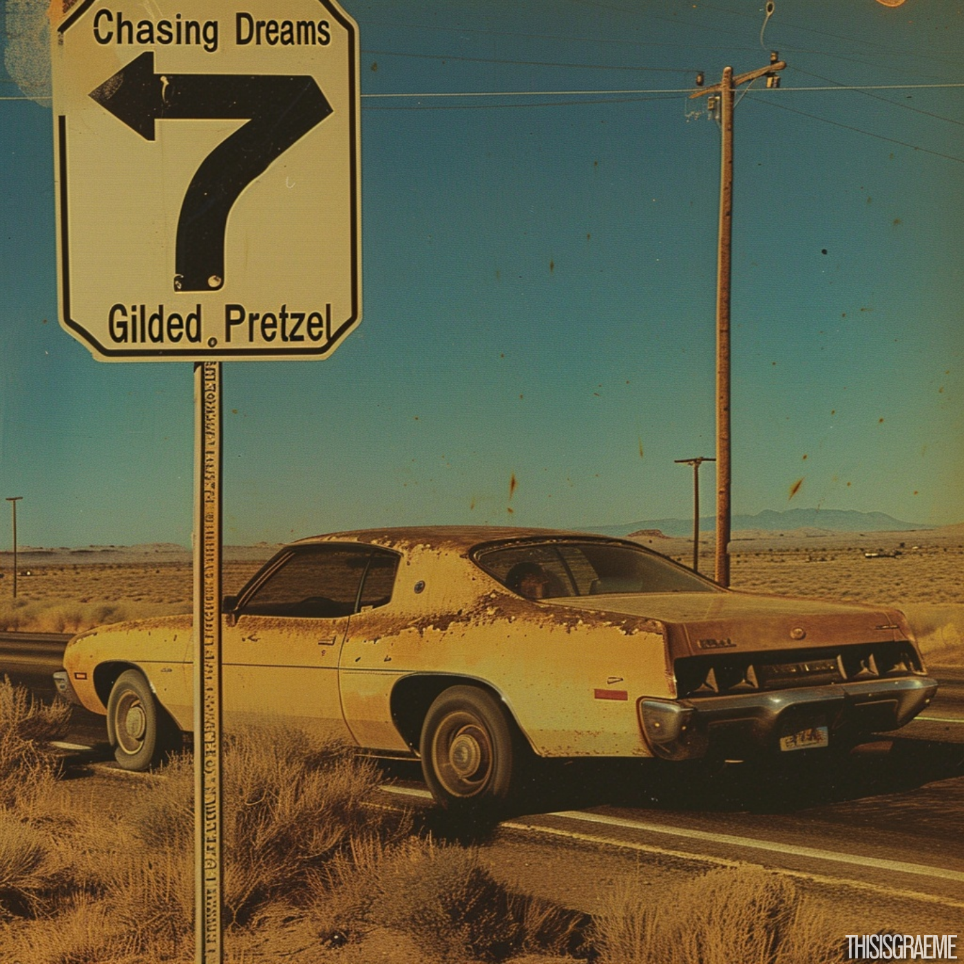 Album cover for Chasing Dreams by Gilded Pretzel