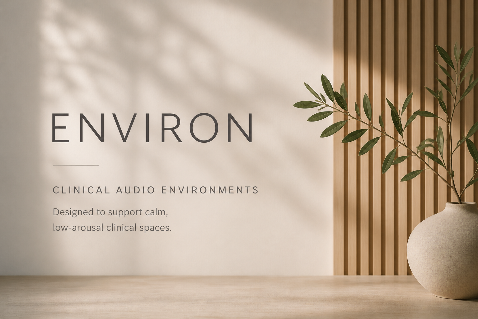 ENVIRON - CLINICAL AUDIO ENVIRONMENTS
